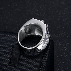 Anillo para hombre con cruz con diseño de Jesús&nbsp;FS-WG78AD7-06