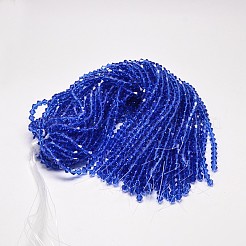 Chapelets de perles en verre transparente  &nbsp;EGLA-A039-T4mm-D08