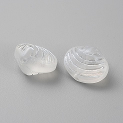 Perles en verre electroplate&nbsp;LS-GLAA-WH0038-20A