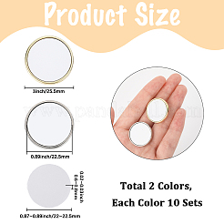 10 jeu d'épingles à broche vierges pour sublimation&nbsp;FIND-SP0004-08A