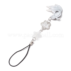 4 Stück 2 Stile Acryl Fisch Charm Handygurte&nbsp;HJEW-JM02682-S