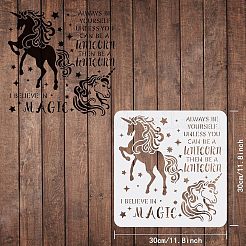 Wiederverwendbare Zeichenschablonen aus Kunststoff&nbsp;DIY-WH0172-365