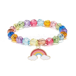9 stücke 9 stil acryl runde perlen stretch-armbänder set&nbsp;BJEW-JB08898