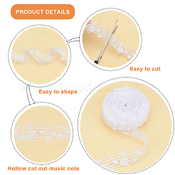 Hohle Spitze Prägeband Band diy Nähen Hochzeitsdekoration Zubehör&nbsp;OCOR-WH0020-10
