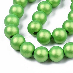 Brins de perles en bois naturel peint&nbsp;WOOD-S053-58E