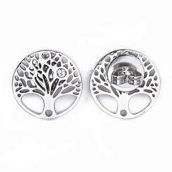 Set di collane e orecchini pendenti in acciaio inossidabile&nbsp;SJEW-JS01027