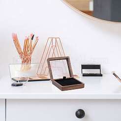 Aufbewahrungsboxen für Halsketten aus Holz mit Sichtfenster und Magnetdeckel&nbsp;CON-WH0107-106