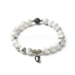 Magnetische Armbänder mit Herzverschlüssen für die besten Freunde von Paaren&nbsp;BJEW-JB06791
