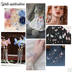 DIY-Sets zum Herstellen von Ohrhängern aus Stoff&nbsp;DIY-AR0001-61