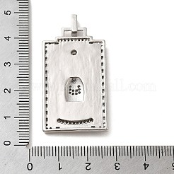 Pendenti in ottone con micro pavé di zirconi e smalto&nbsp;KK-H458-01P-16