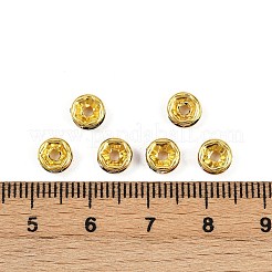 Perline distanziatori strass in ottone&nbsp;RB-A014-Z6mm-37G