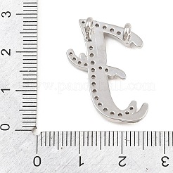 Messing micro pave klare zirkonia anhänger&nbsp;CU-CBA8481-01P-F