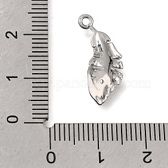 Breloques en laiton zircon cubique transparent&nbsp;LS-KK-CBA15EE-06P
