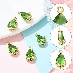Pendentifs en verre transparent&nbsp;GLAA-FZ0001-02G