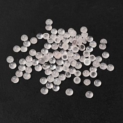 Dôme de quartz rose naturel/cabochons demi-ronds&nbsp;G-G037-01C-07