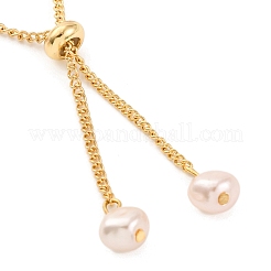 Bracelet en alliage imitation perle pour femme&nbsp;BJEW-M018-02A
