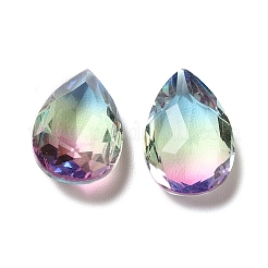 Cabochons à facettes en verre strass k9&nbsp;GGLA-B002-02A