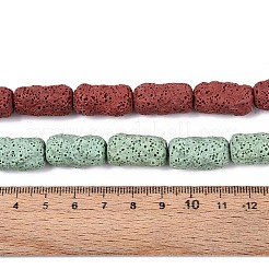 Natürliche Lavasteinperlenstränge&nbsp;G-N257-14A-01