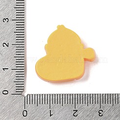 Cabujones decodificados de resina opaca con tema de calcetines navideños de animales&nbsp;RESI-S397-03C