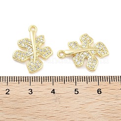 Messing micro pave klare zirkonia anhänger&nbsp;ZIRC-P120-13G