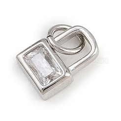 Pendentifs avec zircon cubiques à micro-pavés en laiton&nbsp;KK-A269-44P