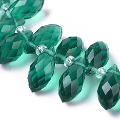 Perle di vetro cristallo fili&nbsp;X-GLAA-D033-32
