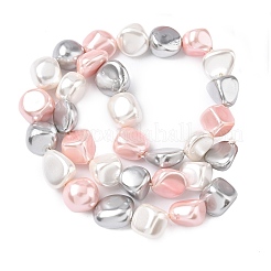 Perles de perles de coquille galvanoplastie&nbsp;BSHE-D301-02D