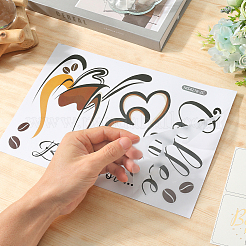 PVC-Kunststoffaufkleber für die Wanddekoration&nbsp;DIY-WH0349-101