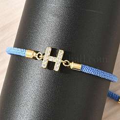 Justierbare Nylonschnurarmbänder&nbsp;BJEW-C096-01G-08