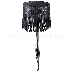 Bauchgürtel aus PU-Leder im Punk-Stil mit Metallnieten und Quaste&nbsp;FIND-WH20019-272