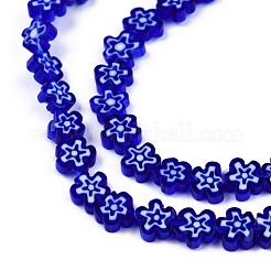 Millefiori a mano fili di perline di vetro&nbsp;LAMP-N029-017B-02