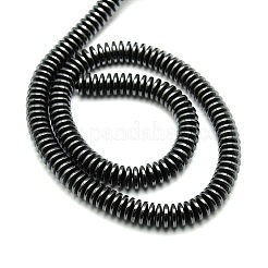 Klasse aa nicht-magnetischen synthetischen Hämatit Perlen Stränge&nbsp;X-G-F161-14A