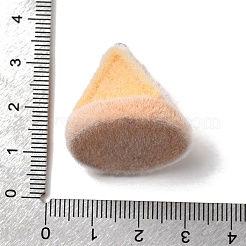 Pendenti natalizi in resina opaca floccata&nbsp;RESI-F062-04F