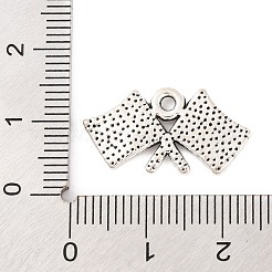Tibetischer stil Aluminium Anhänger & Charms&nbsp;TIBEP-R304-009AS-LF