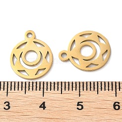 Ionenplattierung (IP) Chakra Thema 304 Edelstahl Charms&nbsp;STAS-Q303-03G