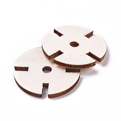 Pioppo perline in legno naturale&nbsp;WOOD-L009-21A