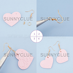 Kits de fabrication de boucles d'oreilles bricolage&nbsp;DIY-SC0013-08