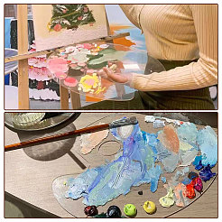 Kunststoff-Aquarell-Öl-Palette&nbsp;AJEW-WH0696-656