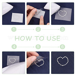 Glitzer Hotfix Strass (Schmelzkleber auf der Rückseite)&nbsp;DIY-WH0188-91