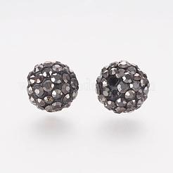 Polymer Ton Strass Perlen&nbsp;RB-K050-8mm-C03