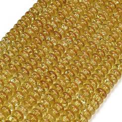 Fili di perline di vetro tinte che imitano pietre preziose&nbsp;GL-Z001-03A