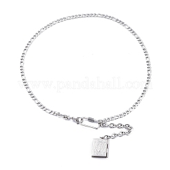 Colliers pendentifs diffuseurs en acier inoxydable 304 anti-ternissement&nbsp;NJEW-M181-32P