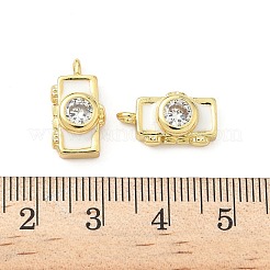 Pendenti in ottone con zirconi cubici&nbsp;KK-S338-12G-A