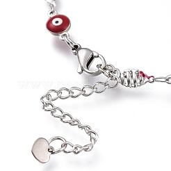 Gliederarmbänder aus 304 Edelstahl&nbsp;BJEW-M203-09P