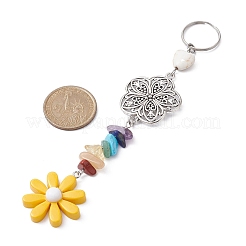 Porte-clés en résine de fleurs&nbsp;KEYC-JKC00556