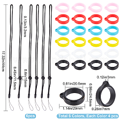 Verstellbares Anti-Verlust-Halsband aus Polyester für elektronische Zigaretten&nbsp;AJEW-GF0006-16