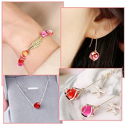 Kit de recherche de fabrication de bijoux en perles à faire soi-même pour la saint-valentin&nbsp;DIY-CJ0002-29