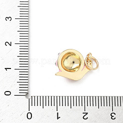 304 Edelstahl-Emaille-Anhänger&nbsp;STAS-A131-03B-G