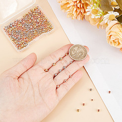 300 Stück Messing-Abstandsperlen in 6 Stilen&nbsp;KK-GO0001-39