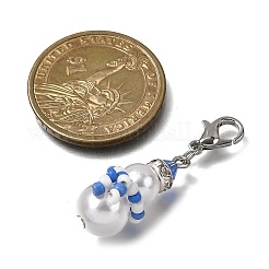 6 pendentif en verre décoratif.&nbsp;HJEW-JM04100